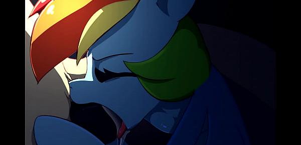  Rainbow Dash Blowjob Gif (With Voice Acting)